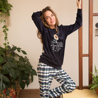 FRIEENDS Women's pajamas round