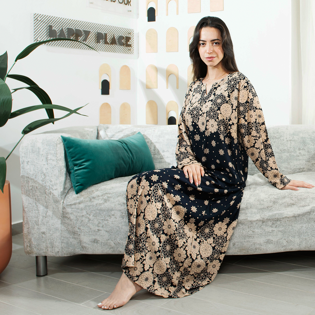 Shirt sleeve 20 viscose floral