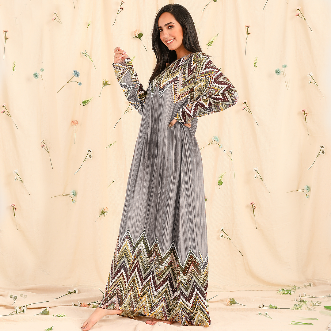 قميص بكم 24 فسكوز مشجر