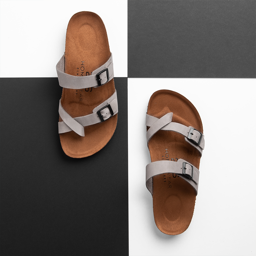 Men's classic thin leather slipper