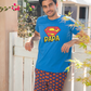 superman men's pajama shorts