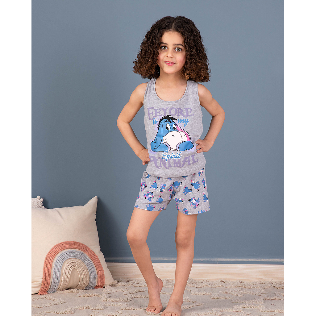 EEYORE girls' pajamas, shorts