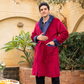 Plain polar men's robe