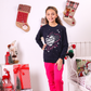 Hearts Girls' Melton Pajamas