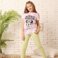 Minnie girls' leggings pajamas