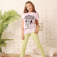 Minnie girls' leggings pajamas