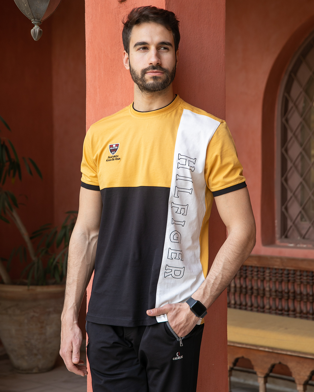 HILFIGER men's rhubarb pajamas