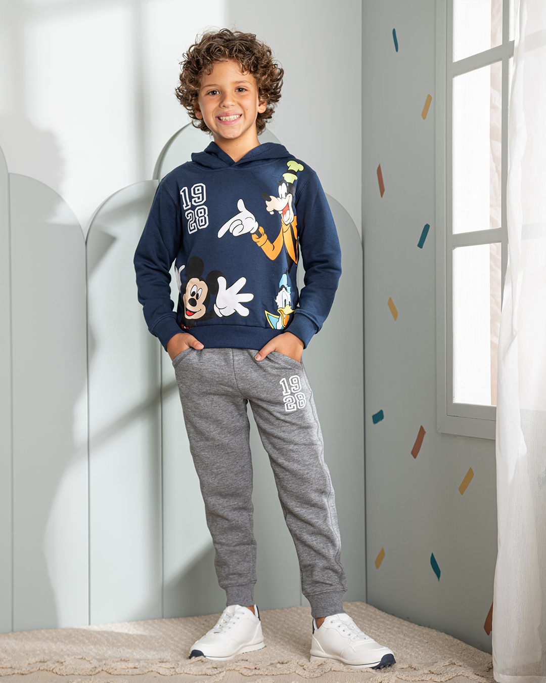 19  boys Capisho Goofy and Mickey pajamas