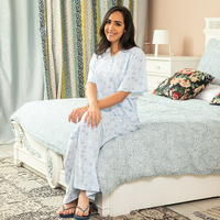 قميص نوم دواير وقلوب نص كم