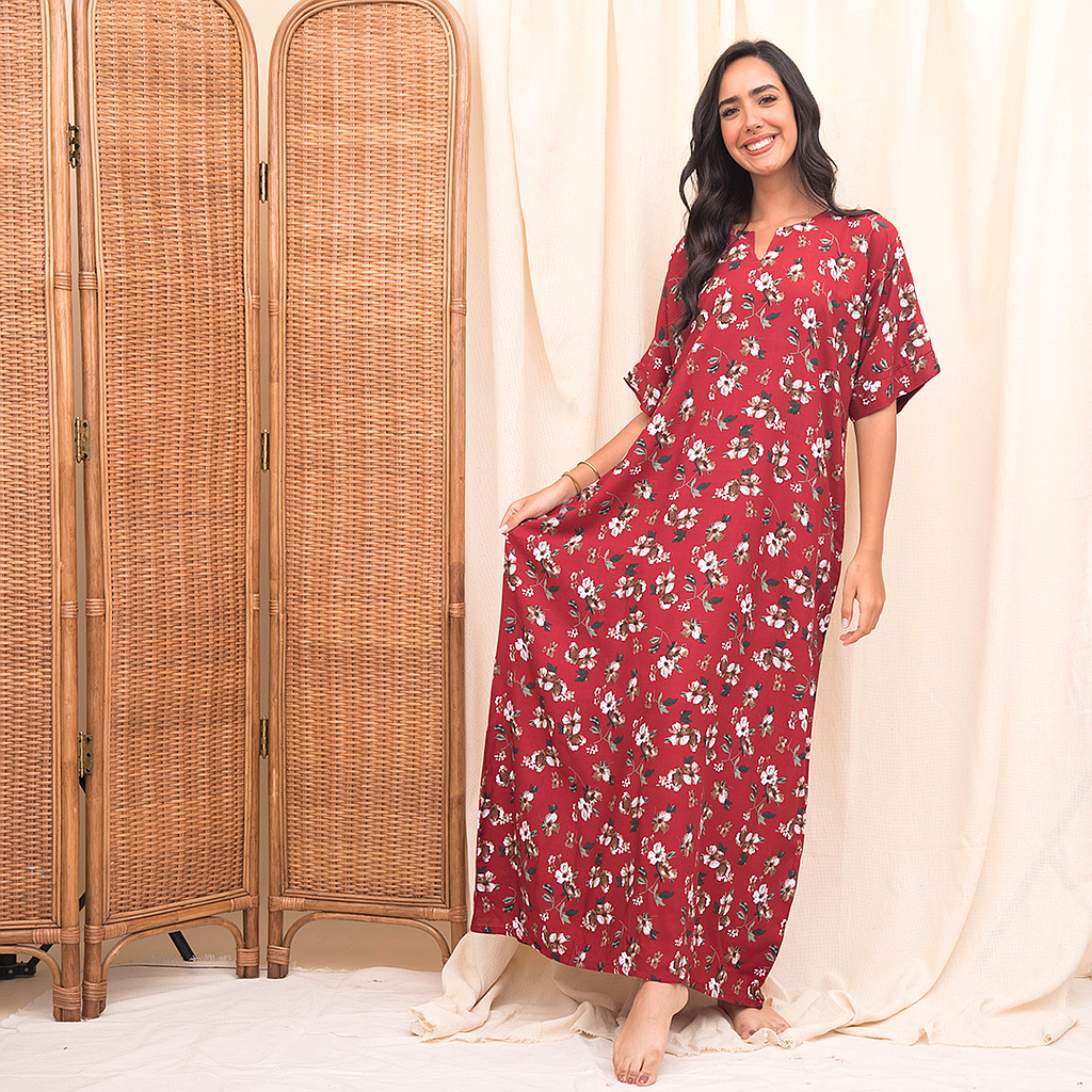 قميص فسكوز نص كم34