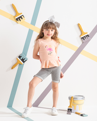 Flamingo girls' pajamas and a pentacore