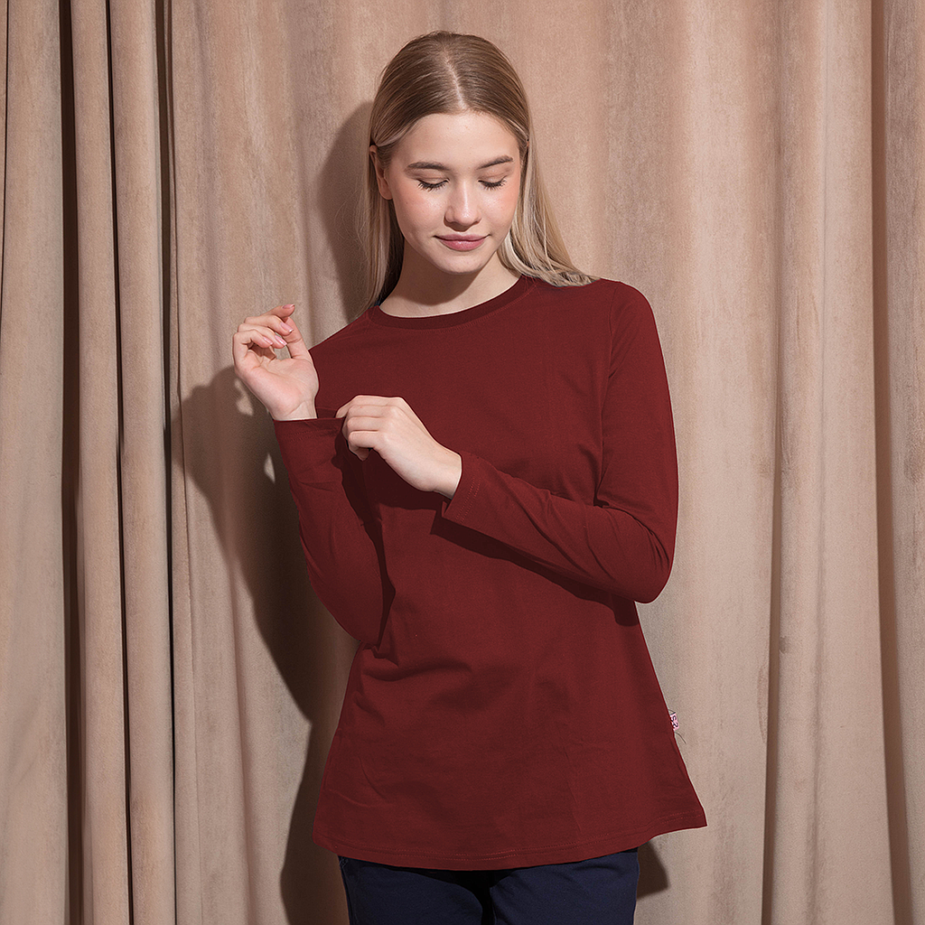 تي شيرت حريمي بكم ساده