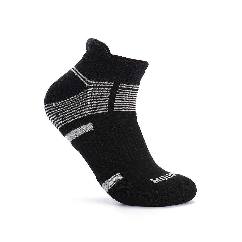 Men's short socks half striped towel