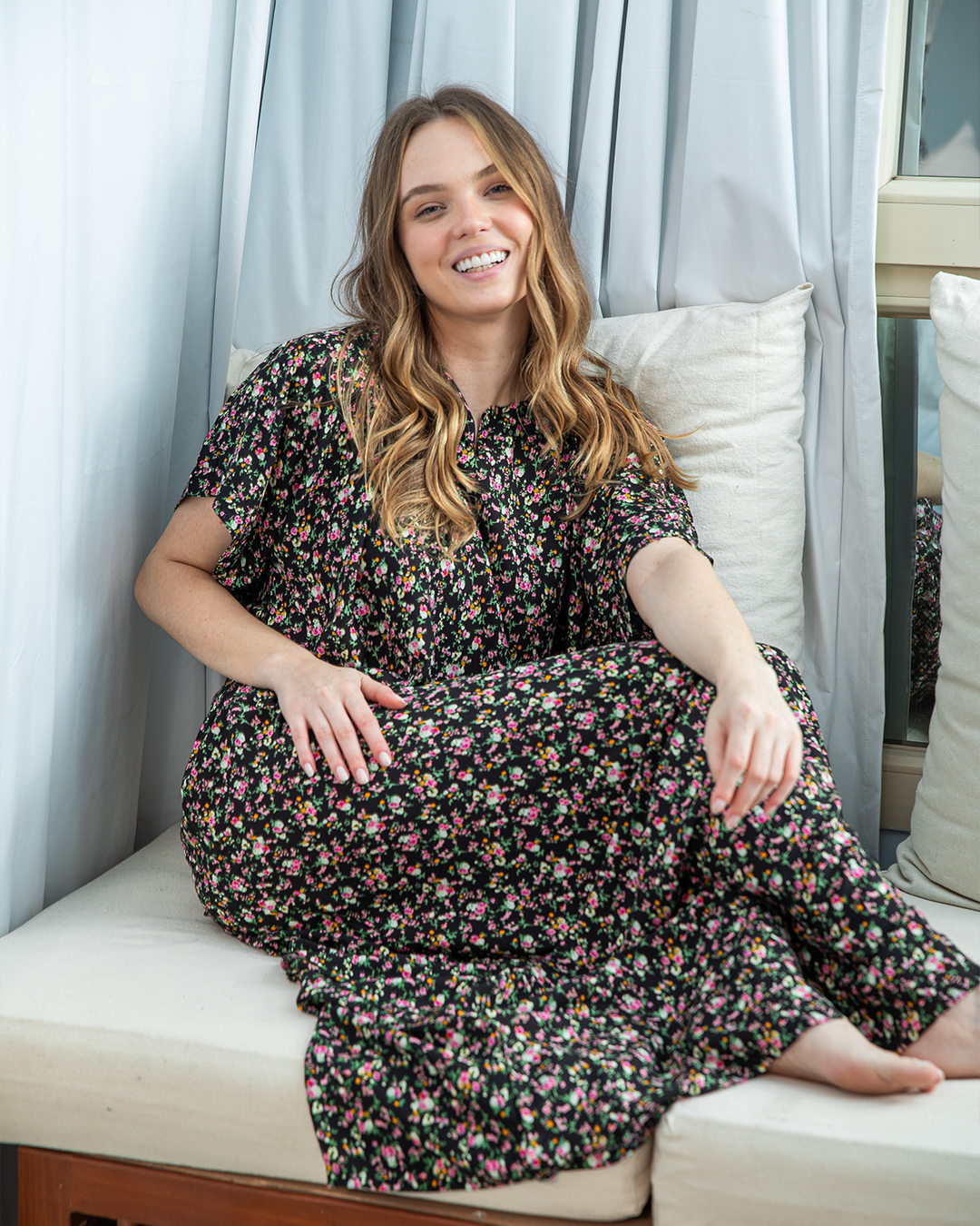 قميص فسكوز نص كم 83