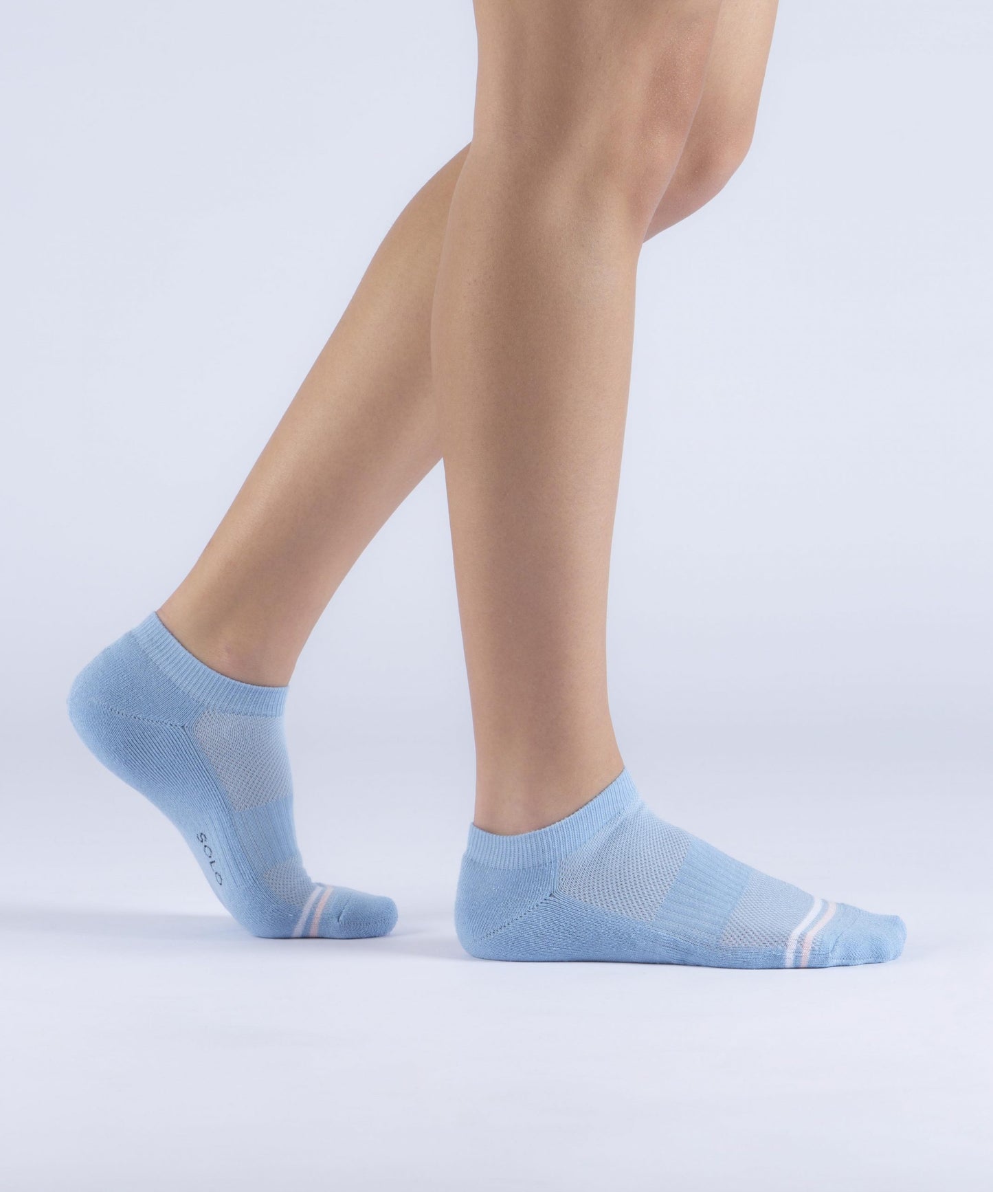 ANNA Women's Socks Pack of 3 Half Towel Embossed