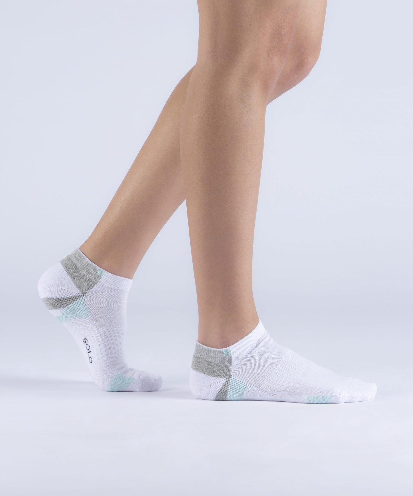 ANNA Women's Socks Pack of 3 Half Towel Embossed