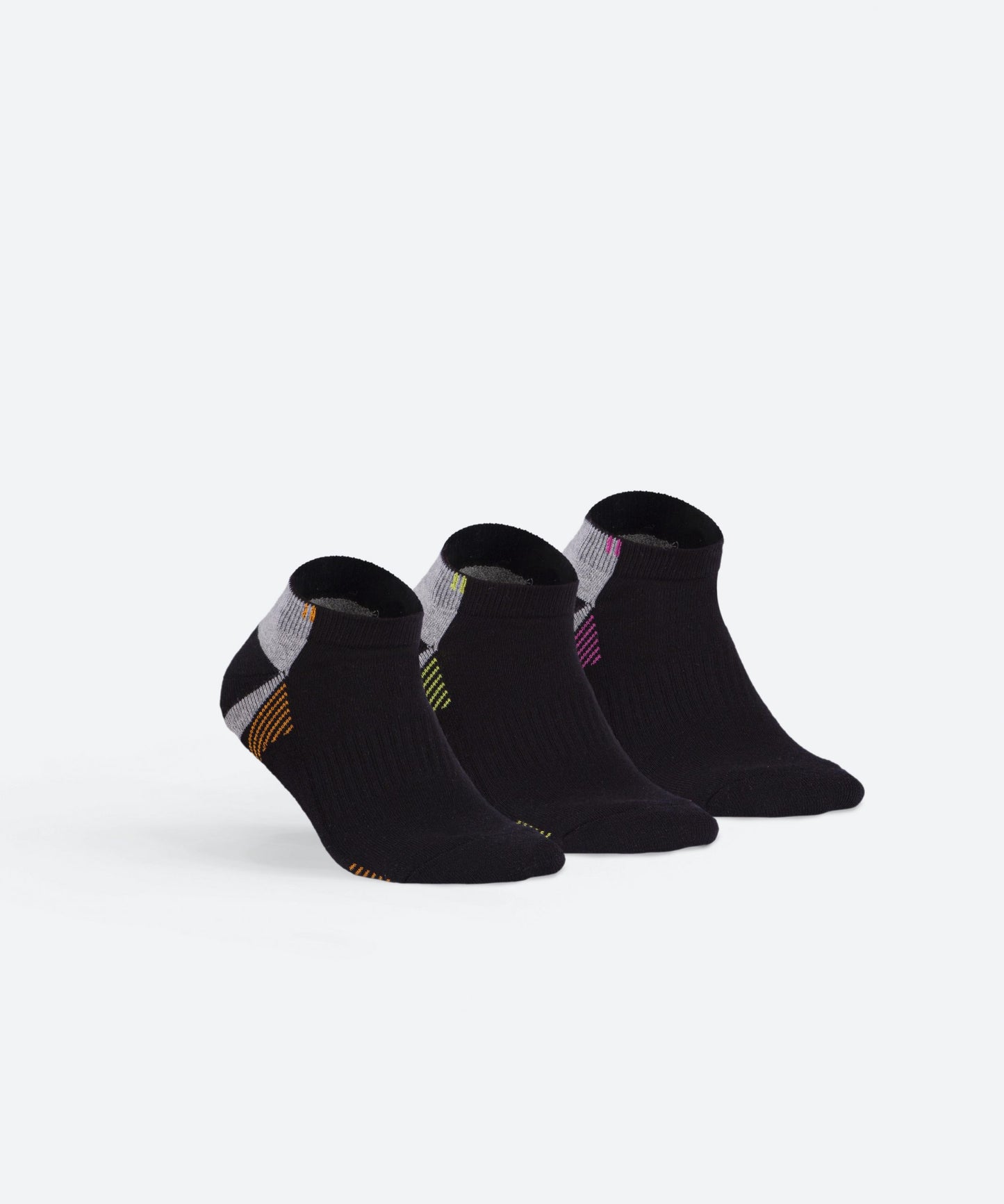 ANNA Women's Socks Pack of 3 Half Towel Embossed