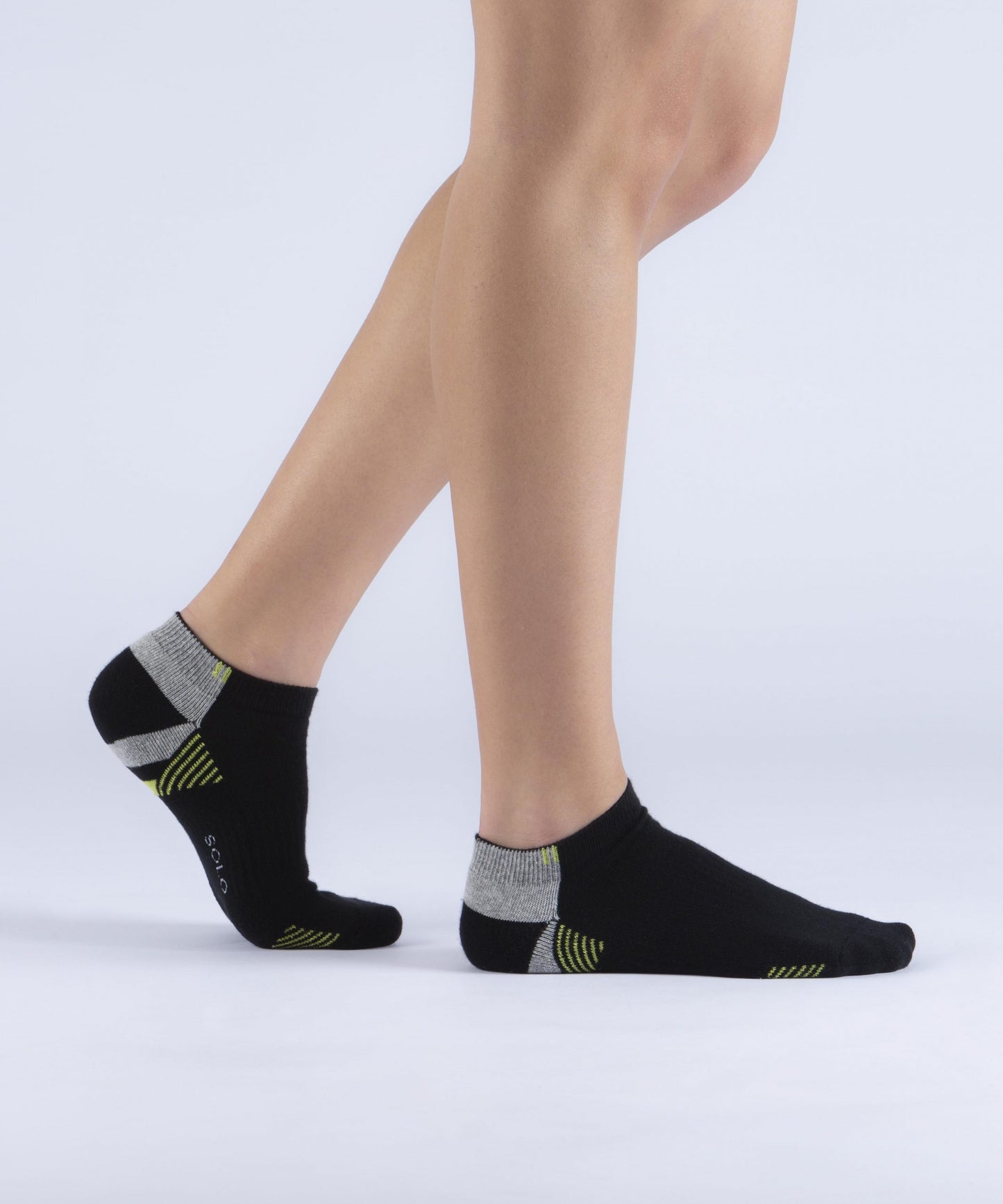 ANNA Women's Socks Pack of 3 Half Towel Embossed