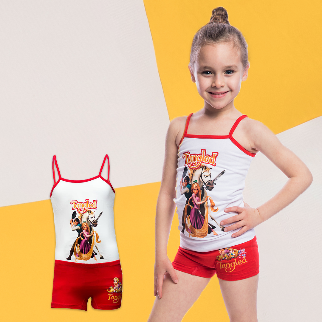 طقم بناتي مطبوع - 2segypt