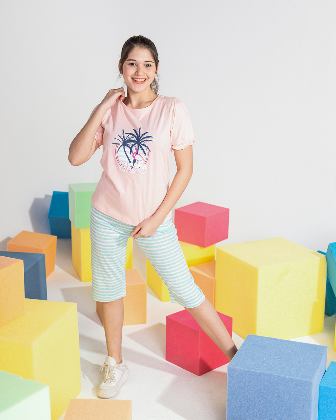 Girls' pajamas, Pintacore Brasula, printed