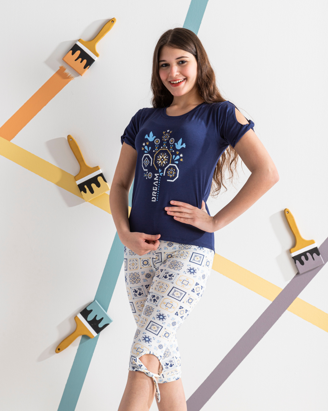 South dream girls' pajamas and a pentacore