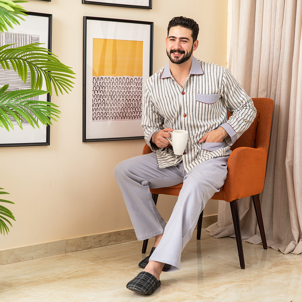 بيجاما كستور مقلم