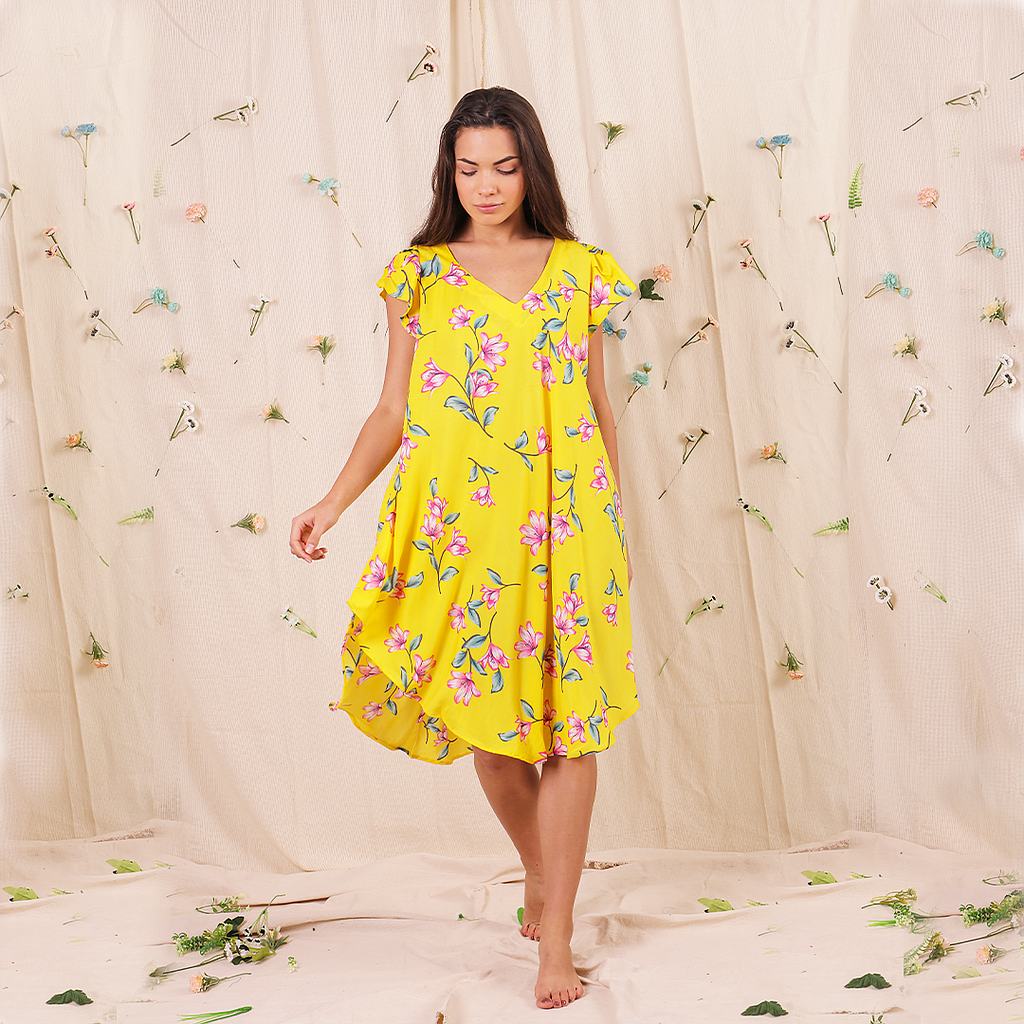 قميص فسكوز قصير 42