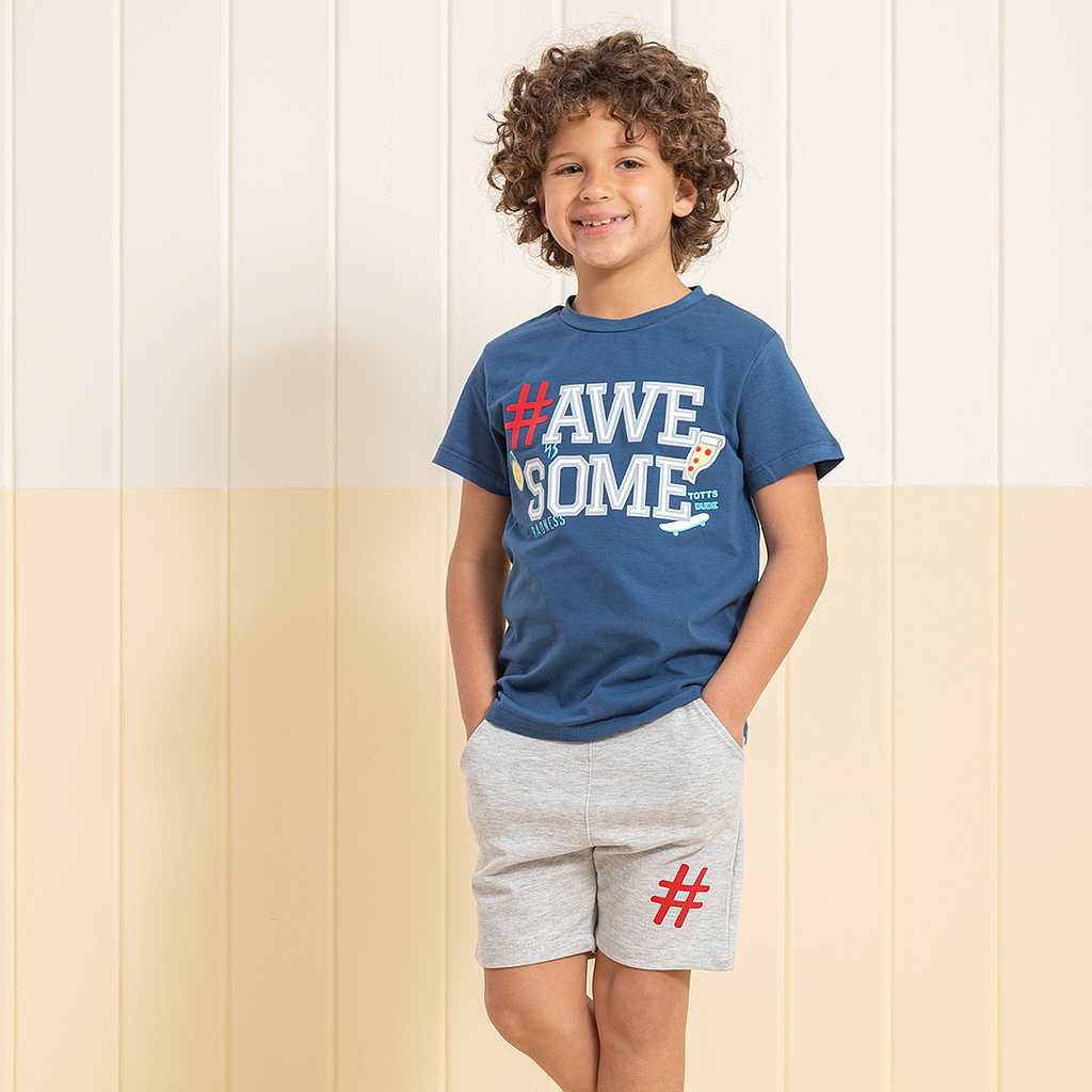 Awesome بيجاما اولادى نص كم شورت