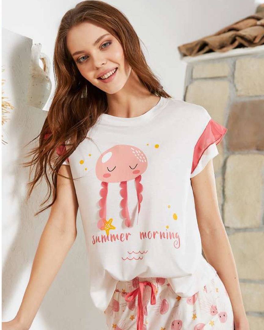 summer morning Women's pajama pants
