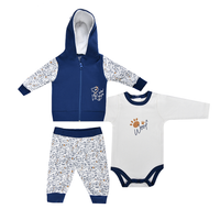 woof pajamas for boys, 3 pieces