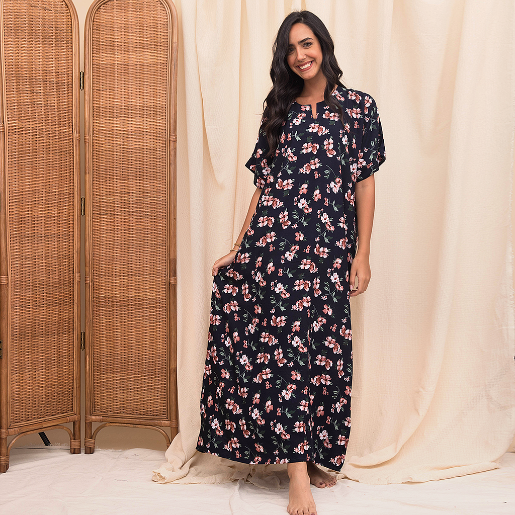 قميص فسكوز نص كم34