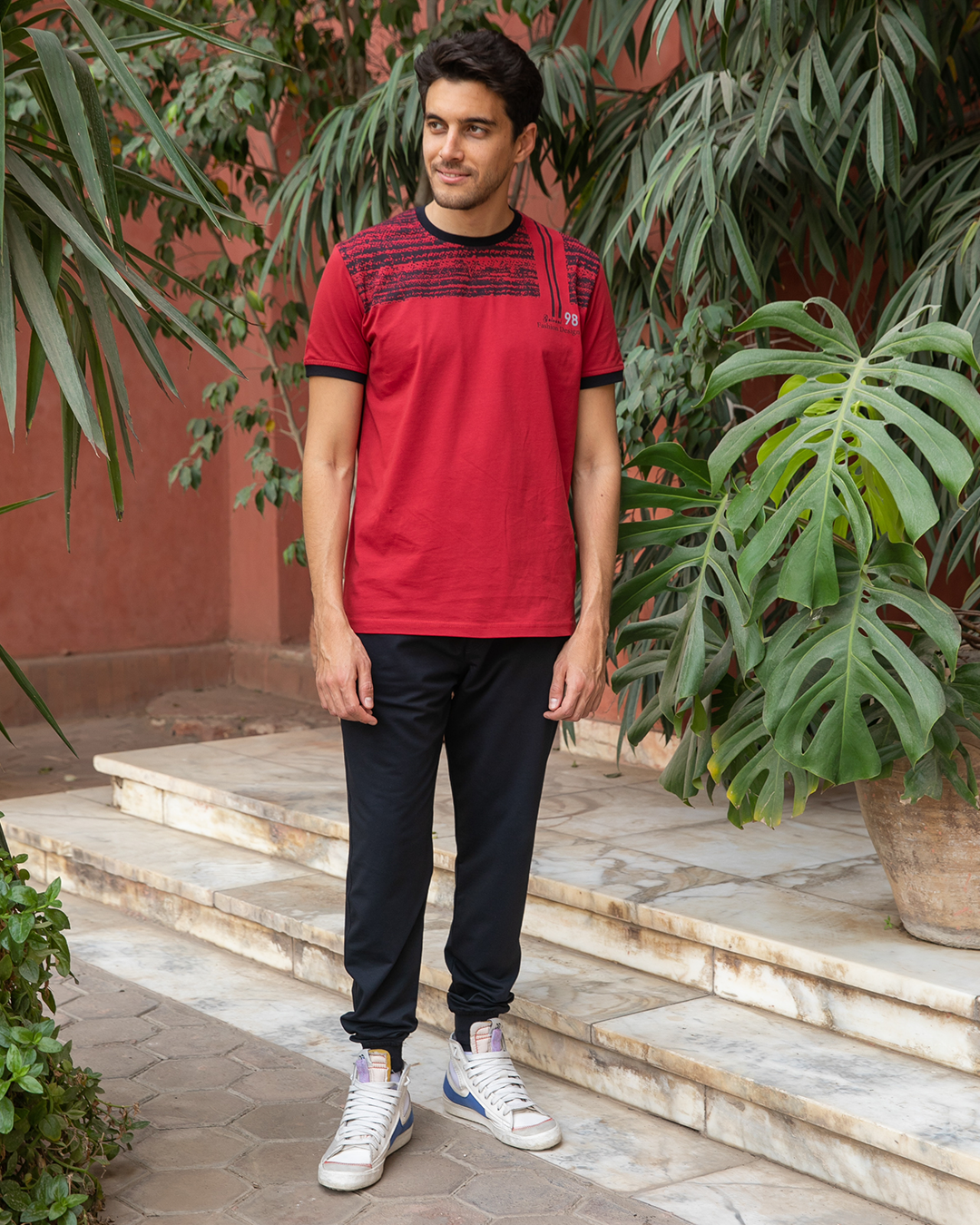 galvani 98 rhubarb men's pajamas