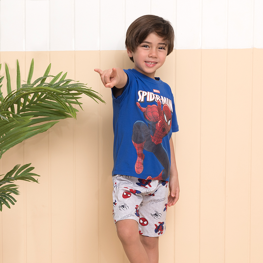 SPIDER-MAN Boys Shorts Set 