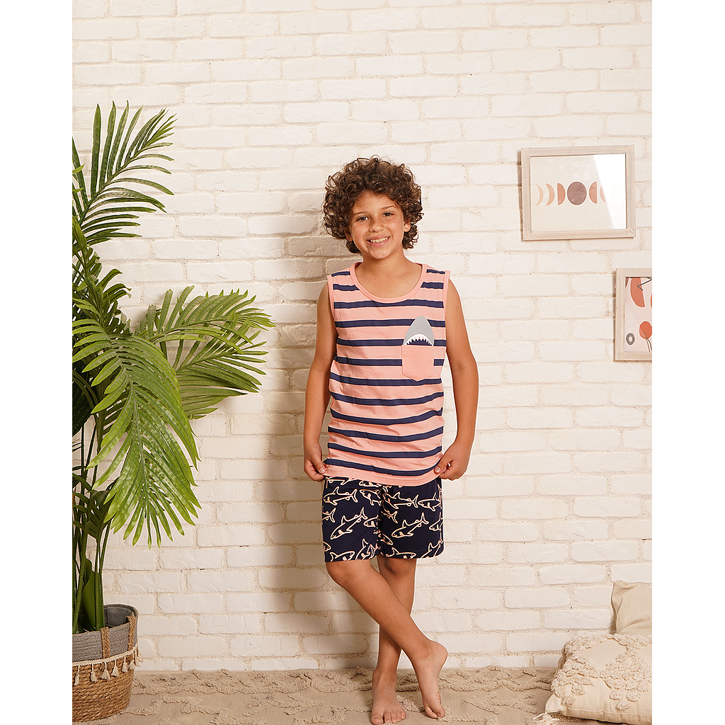 STRIPED boys' pajamas