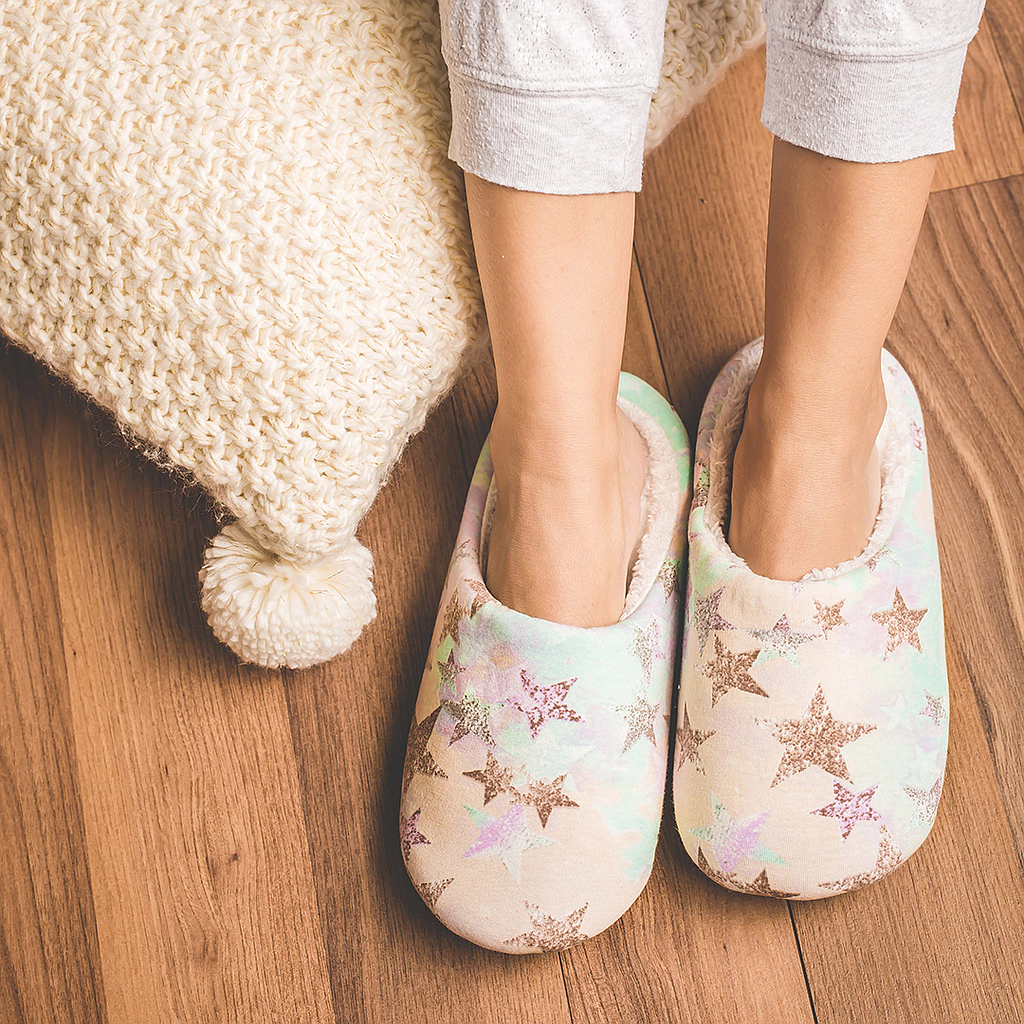 Funky Gold Stars Women's Slipper