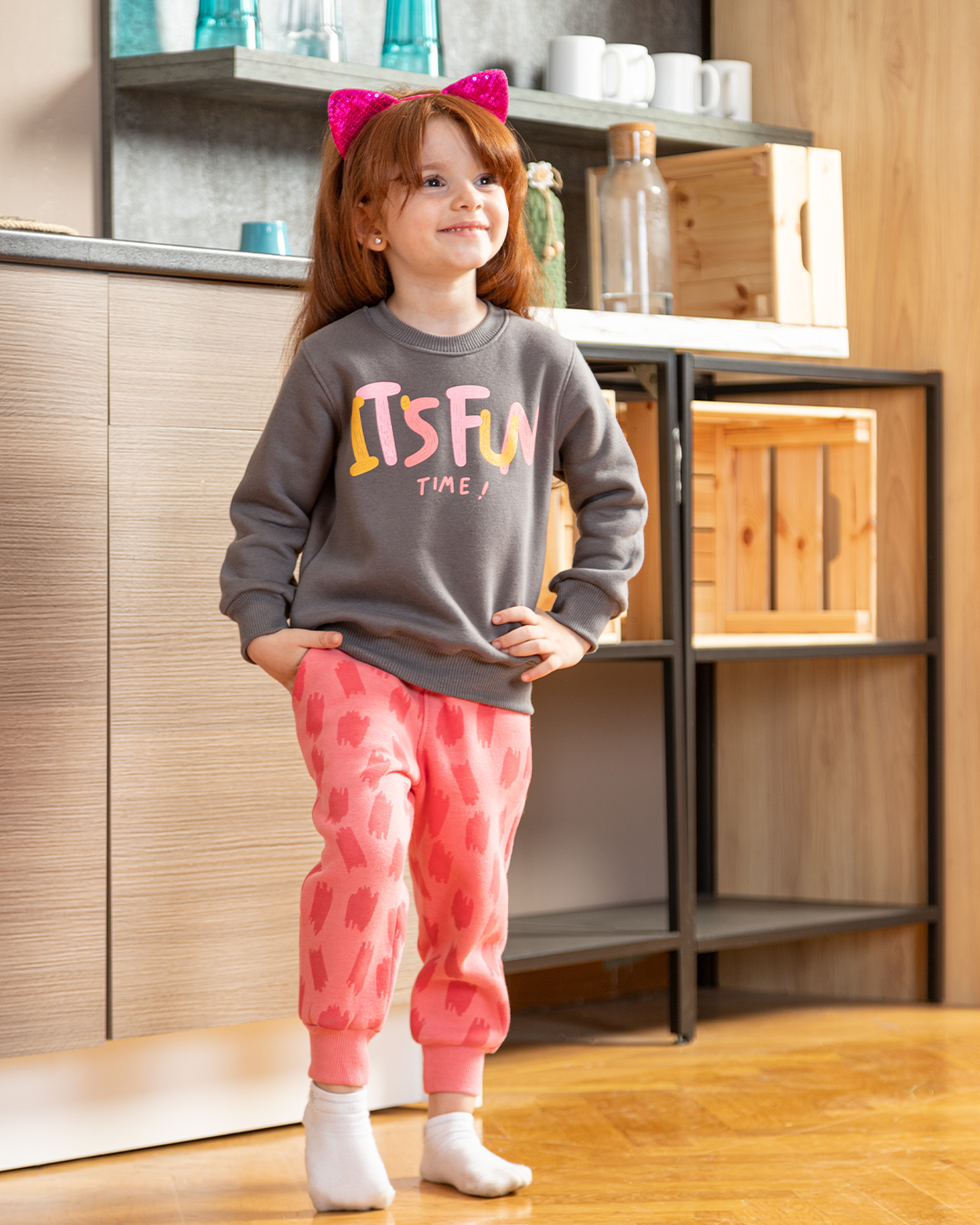 it's fun time بيجامه بناتي