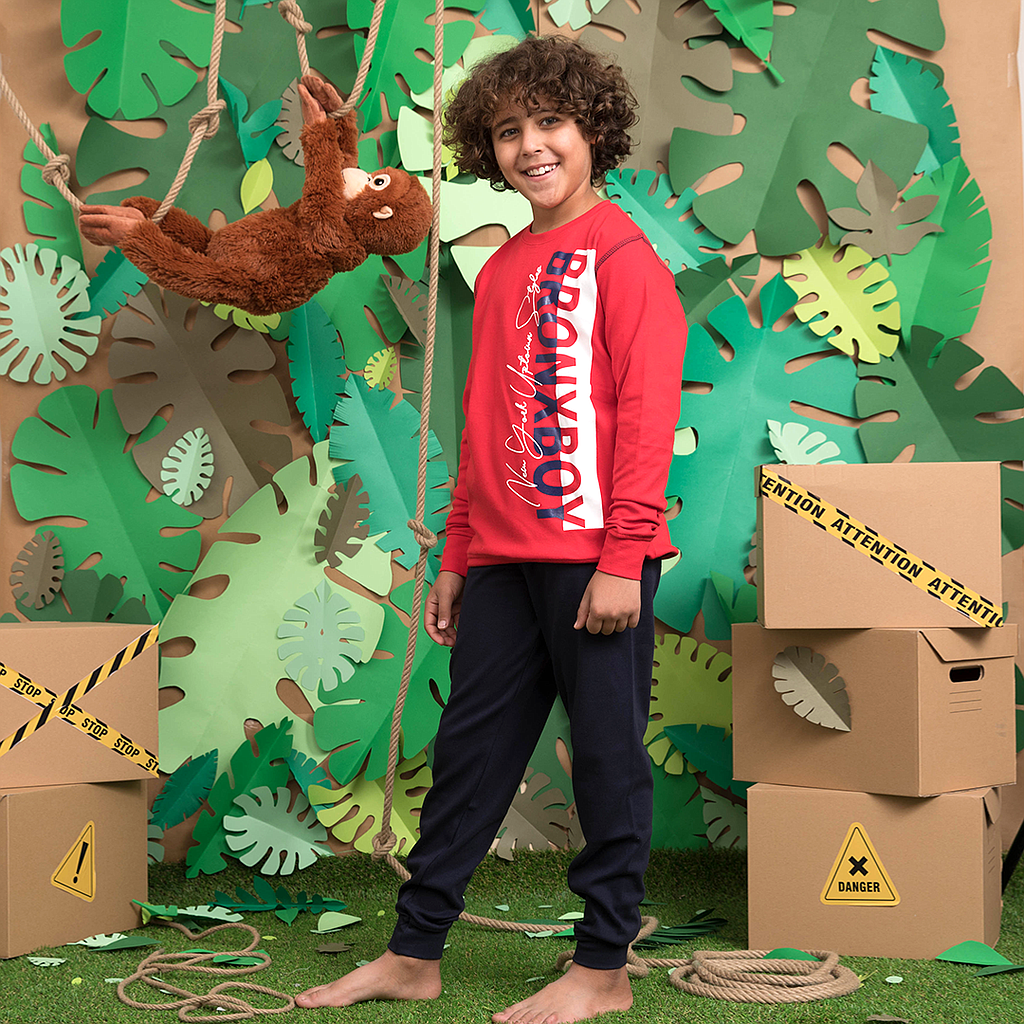 BRONX BOY Interlock pajamas for boys