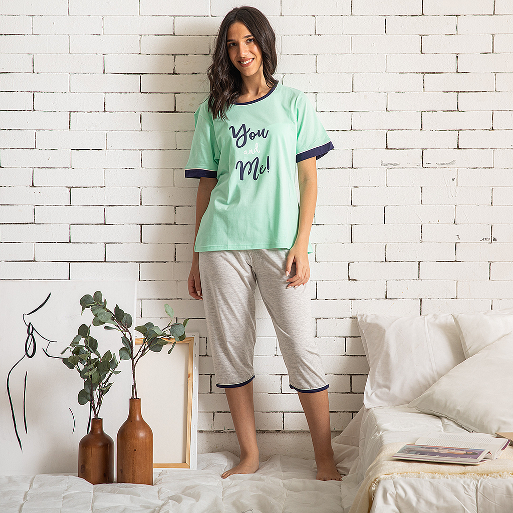 YOU AND MEPentacor half sleeve pajamas