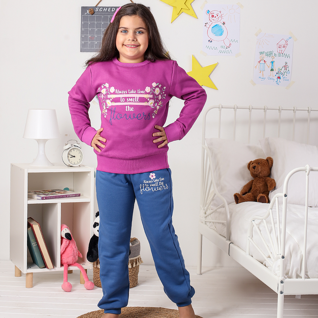 Smell Flowers بيجاما بناتى