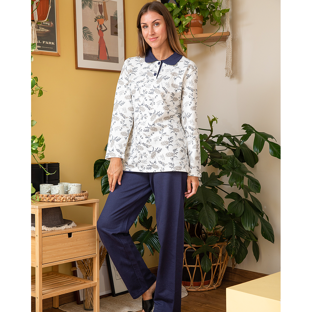Women's winter pajamas Milton Polo Rotary Branches