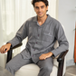 Men's classic Milton embroidered horse pajamas