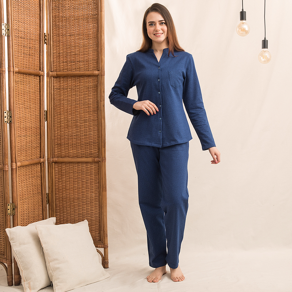 Blue women's pajamas