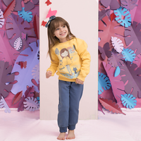 ENJOY EVERY MOMENTبيجاما بناتي روند