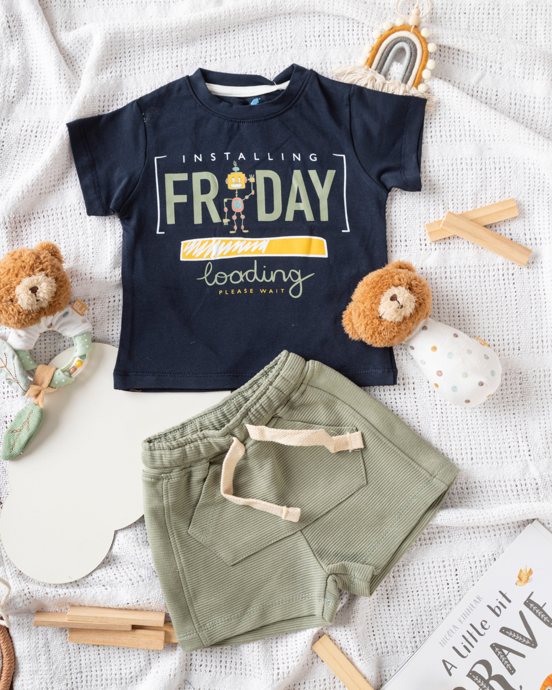 Instalaing Friday baby boy pajamas