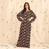 Shirt sleeves 25, viscose, floral 