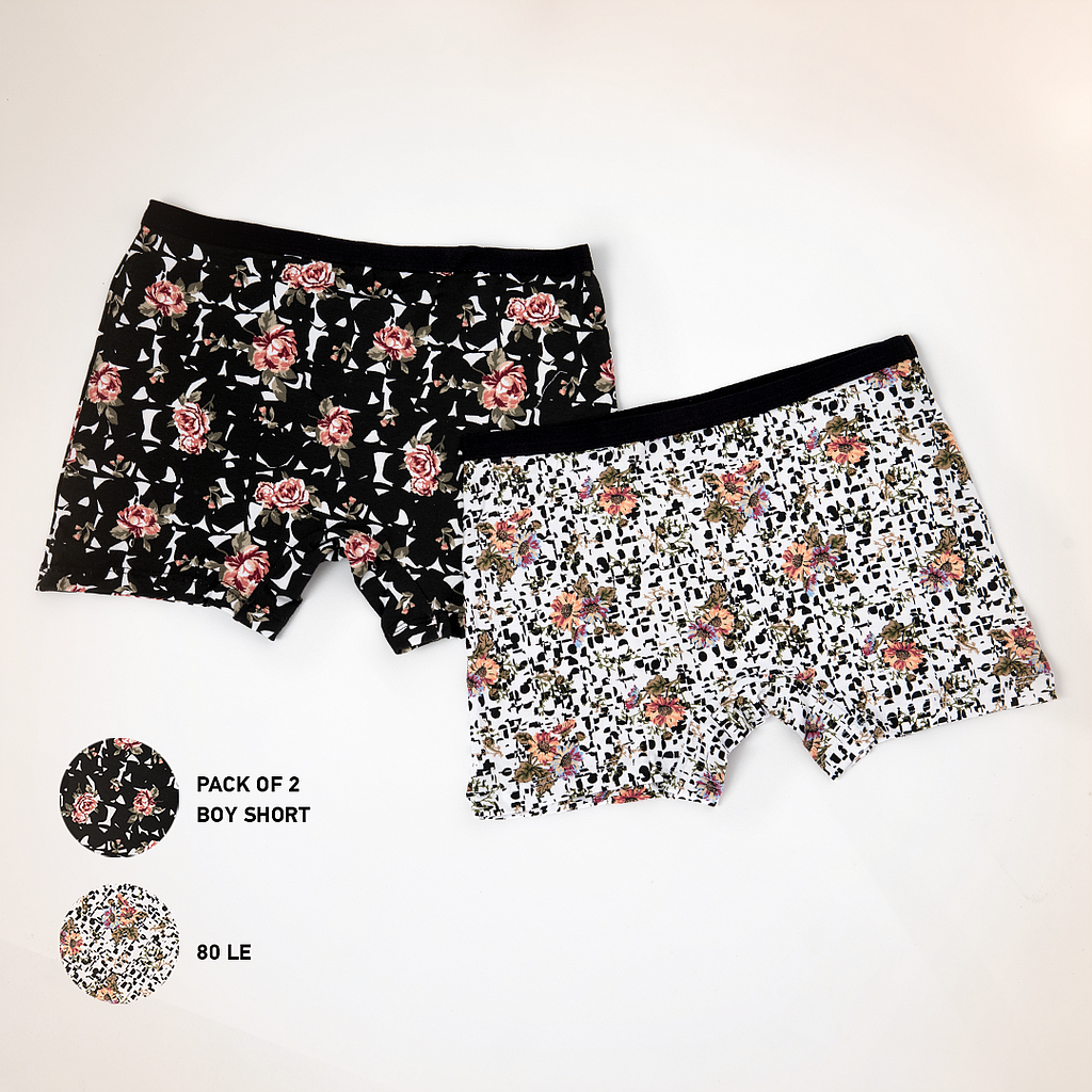Boy shorts printed Pak 2