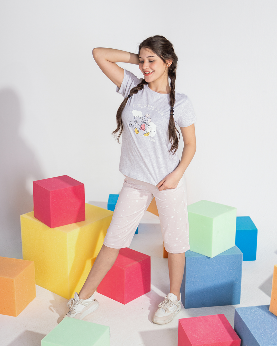Mickey's Rule Junior Girls Pajamas