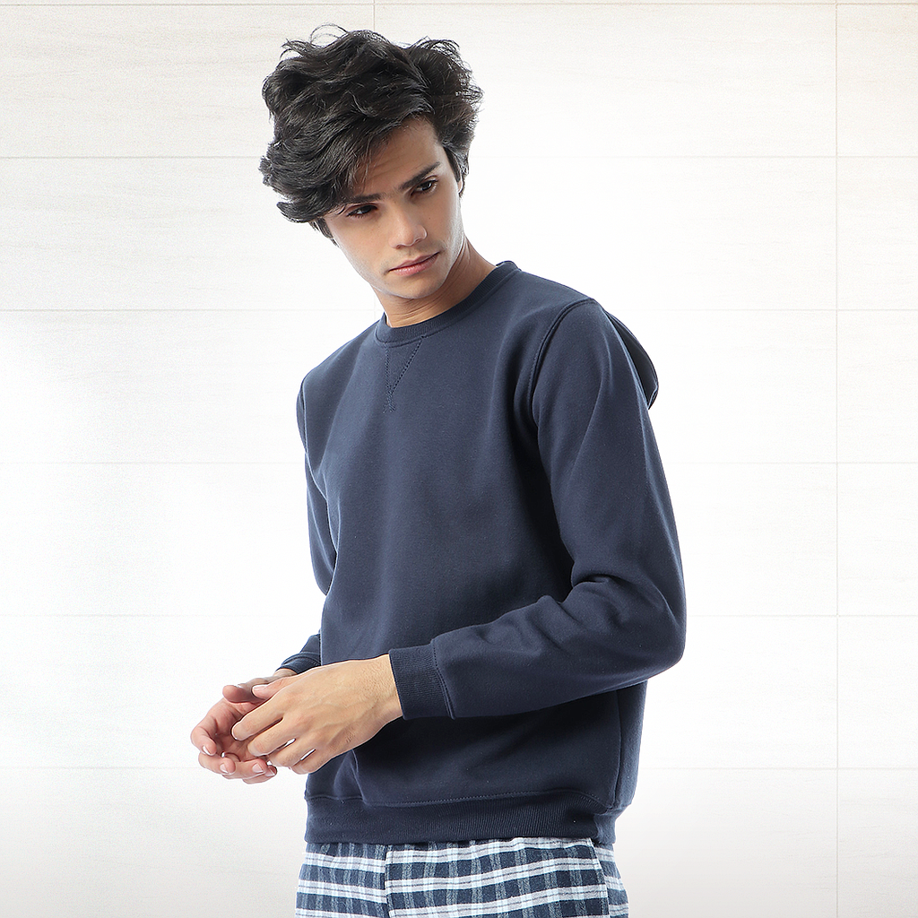 Round neck sweatshirt