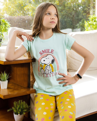 SMILE EVERY DAY بيجامه بناتي