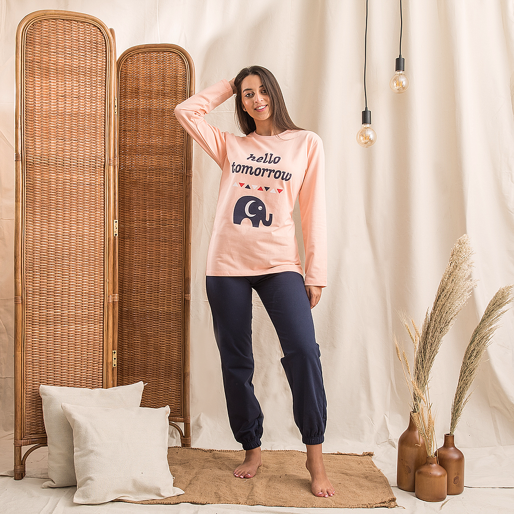 hello tomorrow بيجاما حريمي